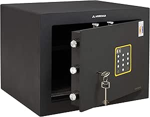 Arregui 15000C Caja Fuerte con Blindaje Anti-taladro, Negro ...