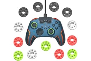MURCIFUL Precision Rings | Aim Assist Motion Control for Playstation4,Playstation5,Xbox One,Xbox Series X/S,Switch Pro,Razer Wolverine V2 Controller Rings Silicone Soft(13pcs4Colors)