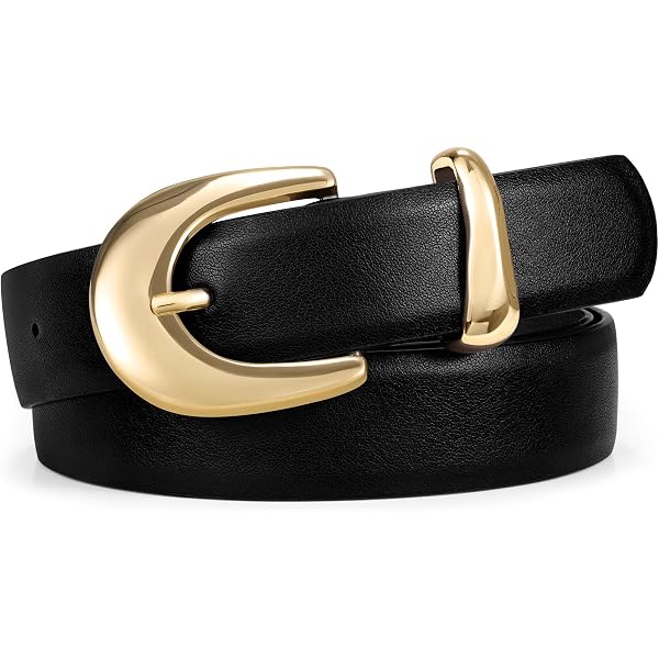 Amazon.com: FIEIJ Womens Genuine Cowhide Leather Belt Pin  display picture 1
