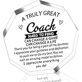 Coach Gifts for Women Men Volleyball Soccer Baseball Football Softball Basketball Tennis Wrestling Cheerleading Coach Gifts Best Coaches Ever Gift Acrylic Stocking Stuffer Ideas for Men
