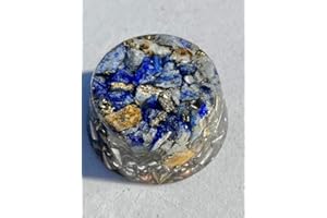 RISE PERSPECTIVE Lapis Orgone Generator Energy Accumulator 528Hz/7.83Hz/Advance Harmonics Many Beautiful Ingredients and Colors!! (Lapis)