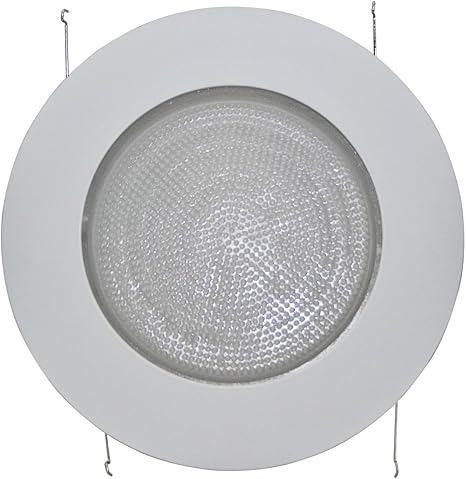 6 Inch Recessed Can Light Shower Trim Frosted Glass Albalite Lens Replaces Juno 20 Pw Amazon Com