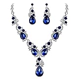 BriLove Wedding Bridal Jewelry Set for Women Multi