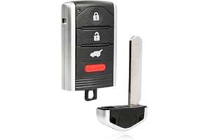 Keyless Entry Remote Key Fob Replacement 4-Button for 2013 2014 2015 Acura RDX (KR5434760)