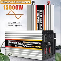 Aecorbir 15000W Peak Pure Sine Wave Power Inverter
