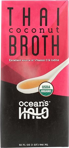 OCEAN’S HALO, ORGANIC AND VEGAN THAI COCONUT BROTH, 32 FL OZ