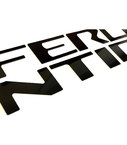 0.1IN Matte Black letters fits NISSAN FRONTIER 2022 23 logo