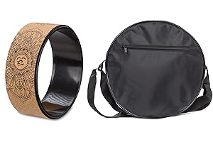 AIWEITEY Yoga wheel Back Roller for Back Pain Stretching with Travel Bag