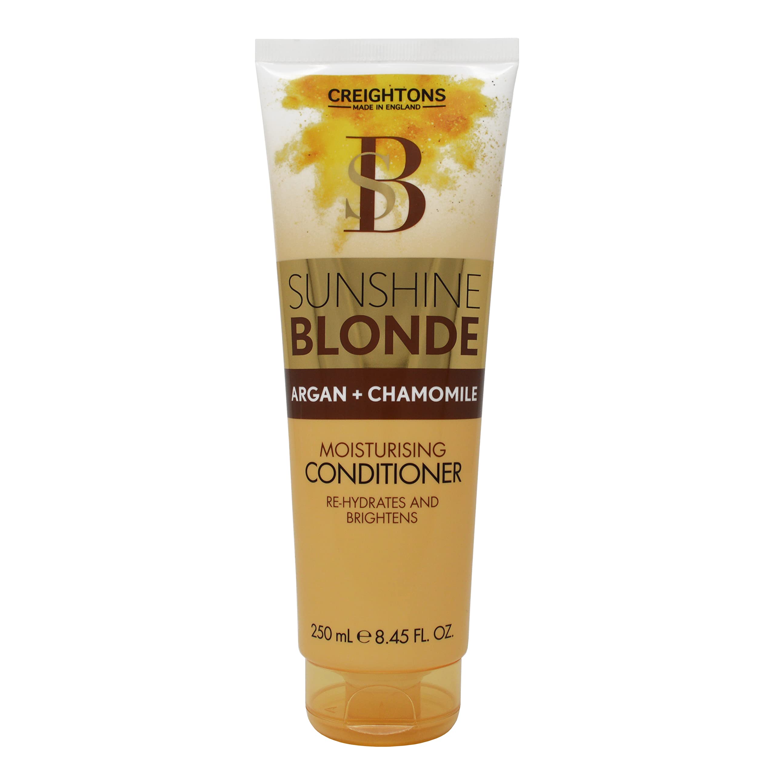 Creightons Sunshine Blonde Extra Moisturising Conditioner (250ml) - Made with Argan & Chamomile to Rehydrate, Brighten & Smooth. Enhances Natural & Colour Treated Blondes โ image 1