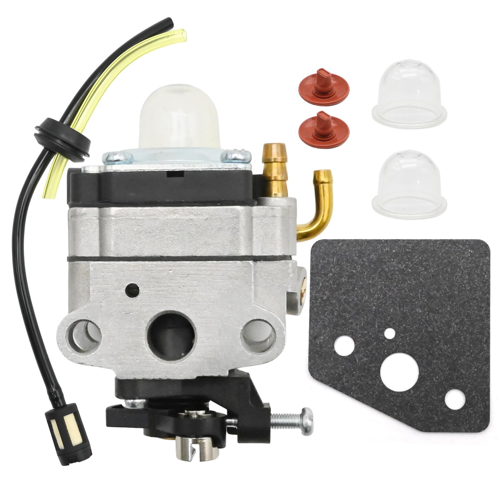 JUUDDENPARTS BHX2500 Carburettor Carb Fuel Line Filter Kit, Replacement for Makita Leaf Blower Carb BHX2500 BHX2500CA BHX2500V EH450 H2500 PB2504
