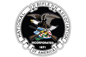 KRAMER STICKER'S SHOP Kramer NRA National Rifle Association Gun Rights 2nd Amendment Sticker for Car Vinyl Decal Window Truck Bumper Sticker Decal Motorcycle Helmet (2" Set of 2)