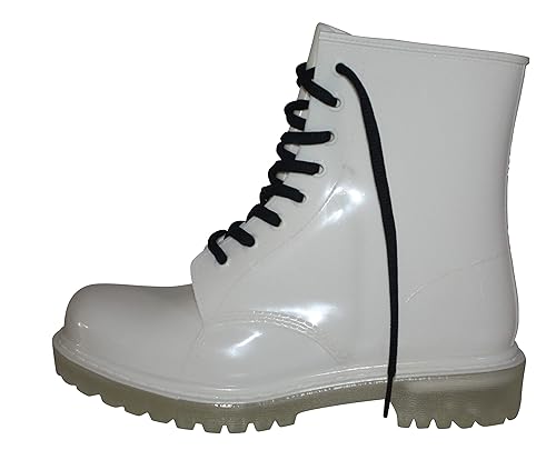 Erogance Damen Gummistiefel Regen Stiefel Stiefeletten Boots Gr. 36-45 / AG01