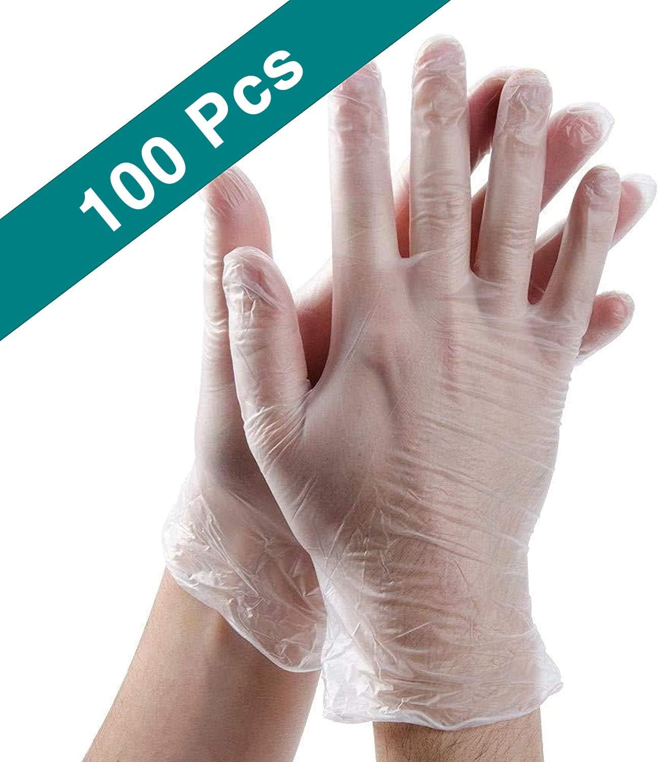 Clear Disposable Plastic Polythene PE Gloves Cleaning Prepare Food