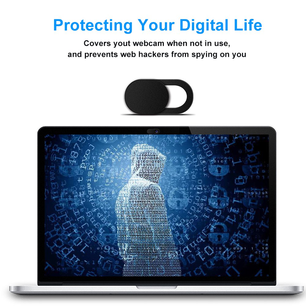 Laptop Camera Cover Sticker, 3-Pack Webcam Web Camera Cover Anti-Spy Slide Camera Blocker Protect Privacy and Security Perfect for Smartphone, Tablets, Laptop, PC, Macbook Pro, iPad, iMac and More
