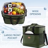 Lifewit Cooler Bag 60 Cans Collapsible Insulated Large Lunch Green view 5