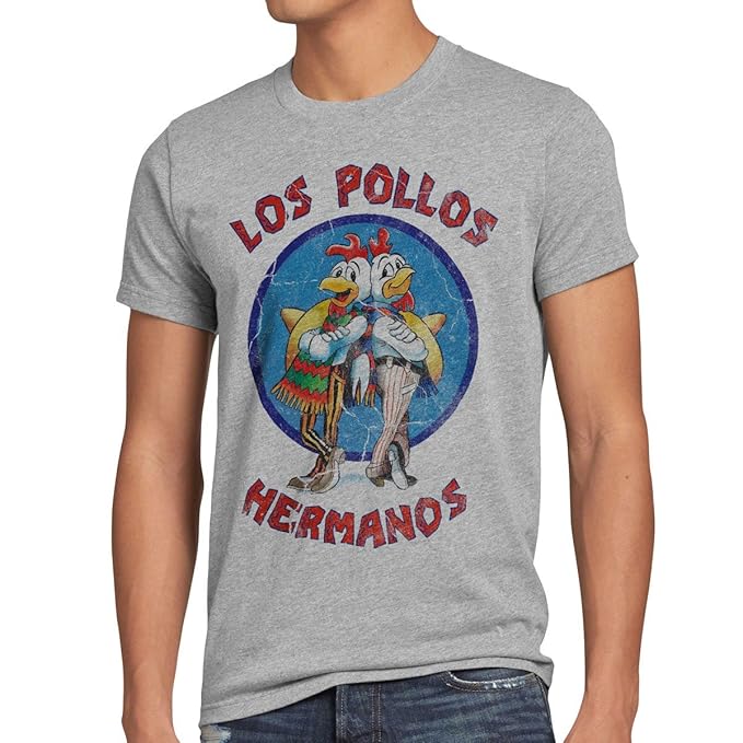 style3 Los Pollos T-Shirt Herren