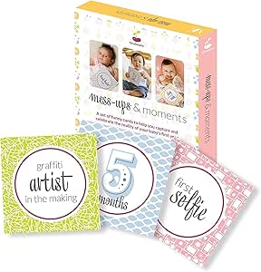 Tinybeans Mess-Ups and Moments Cards - A Set of 28 Cards to Help Celebrate the Reality of the First Year of Parenting