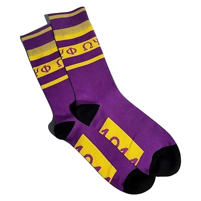 Omega Psi Phi Fraternity Inc Que Dress Socks Purple Dominican Republic |  Ubuy