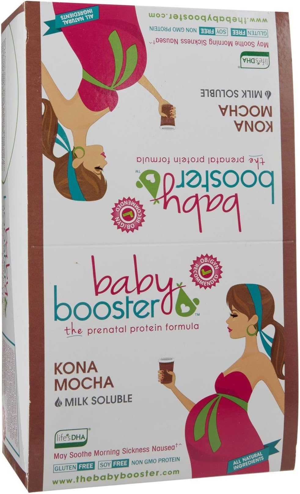 Baby Booster Prenatal Protein Formula - Kona Mocha (16 Packets)