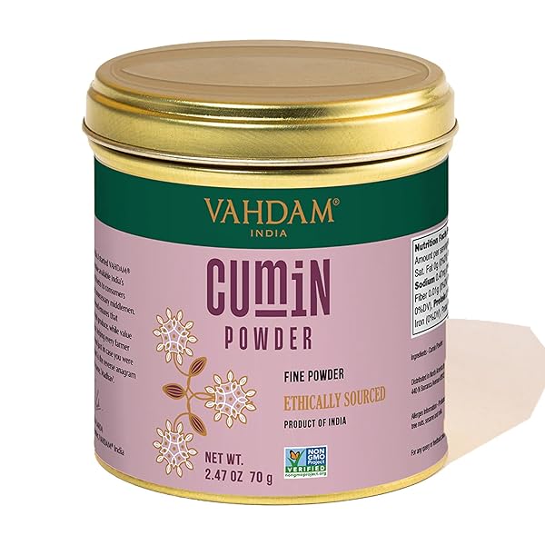VAHDAM, CUMIN POWDER (2.47OZ/70G) 100% RAW WHOLE CUMIN...