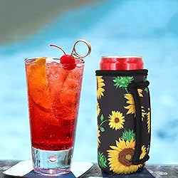 3 Pack Reusable Neoprene Insulated Can Sleeve with