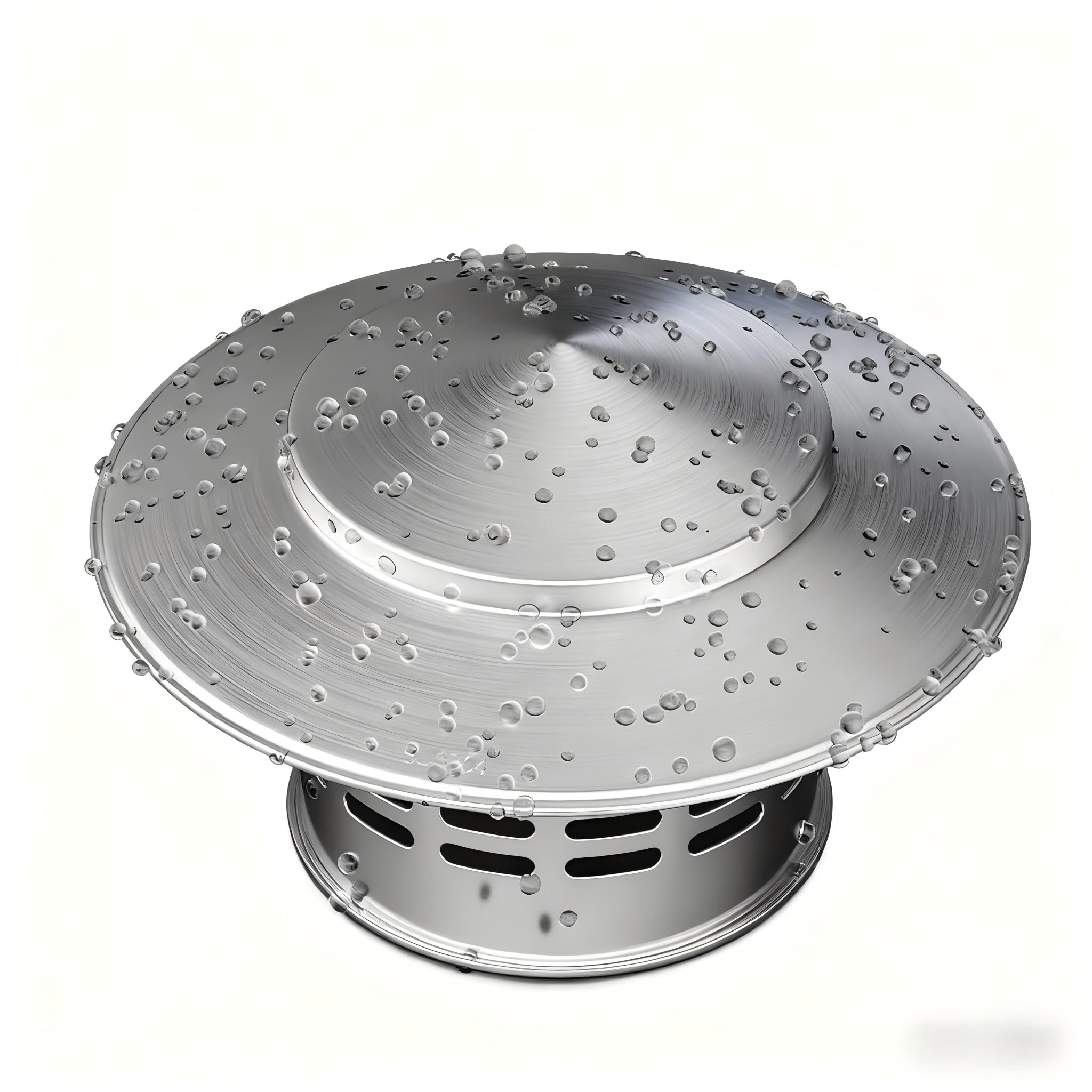 Photo 1 of LXFNDZW 3 Inch Stainless Steel Chimney Cap Heavy Duty Stove Pipe Cap with Mesh Screen for Wood Stove, Tapered Roof Flue Vent Cover - Outdoor Fireplace Protection