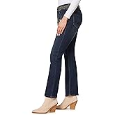 Angels Forever Young Womens Everflex Curvy Belted Bootcut Mid-Rise Jeans (Available in Plus Size)