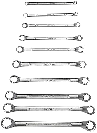 Taparia 1810 10-Piecess Ring Spanner Set