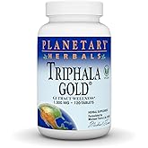 Planetary Herbals Triphala Gold 1000mg Extra Strength Ayurvedic - 120 Tablets