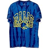 Junk Food Clothing Los Angeles Rams Tie Dye Short Sleeve Tee