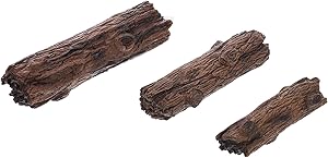 DOITOOL 3pcs Miniature Fairy Garden Figurines Micro Landscape Artificial Tree Stump Stool Mini Forest Stump Ornaments Resin Moss Terrariums Bonsai Decor for Sand Table Fish Tank