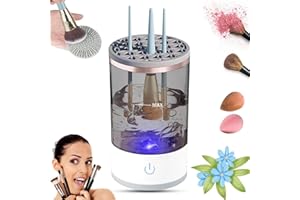 DESUEKA Illumi Brush Blender, Brushly Pro, Brushly Pro Cosmetic Brush Cleaner, Brushly Cosmetics, Automatic Spinning Makeup Brush Cleaner (1PC).