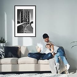 Hoikwo 20x30 Black Picture Frame, Display Pictures