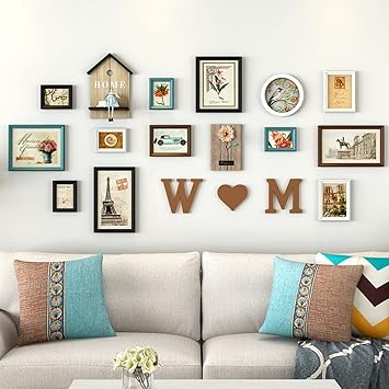 Amazon Com Frame Decorative Living Room Photo 12 Pcs Sets