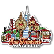 Amazon.com: Quwsne Refrigerator Magnet San Jose California