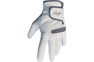 ALAYKI Premium Golf Glove for Left Hand - 100% Natural Sheep Leather - Superior Grip & Comfort - Lightweight, Breathable, Durable - Ideal for Golfers of All Levels - Flexible Fit for Men & Women