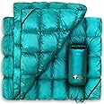 Puffer Wolf | Extra Large Double Insulated Outdoor Camping Blanket | 2X Puffy, Warm, Packable, Weatherproof, Durable, and Lightweight | Top Quilt for Hiking, Backpacking, Stadium Events, Picnic Use