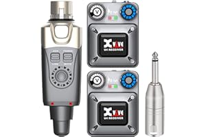 Xvive U4R2 Wireless in-Ear Monitor System Set with One Transmitter and Two Receivers