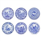Spode &ndash; Blue Room &ndash; Blue Room Traditions Dinner Plate - BlueWhite | Earthenware, Dishwasher Safe, Made in England