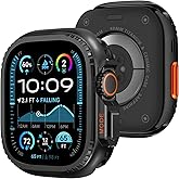 Bisikor 2 in 1 Metal Case Compatible with Apple Watch Ultra 3/2/1 49mm, Rugged Shockproof Metal Bumper Case with Back Cover for iWatch 49mm (Black)