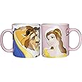 Disney SAN2519 Beauty and the Beast Belle & Beast Kiss Pair Mug, 10.1 fl oz (300 ml)