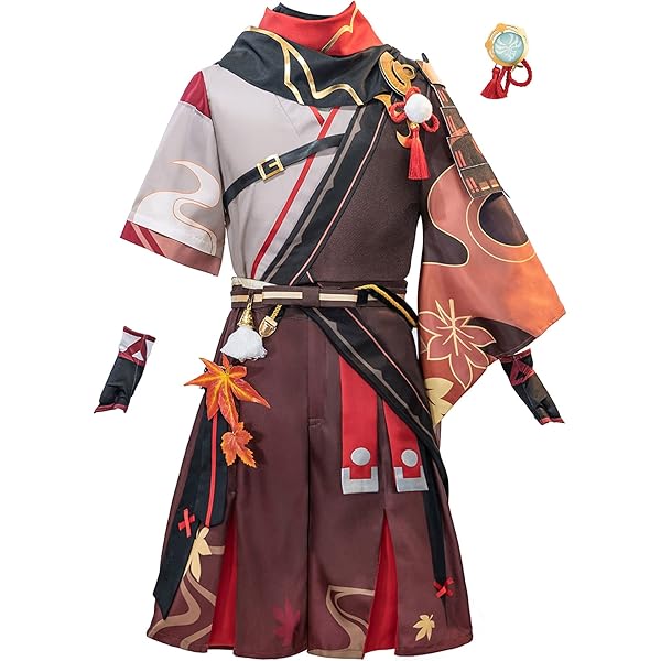 Amazon.com: NSPSTT Genshin Impact Kazuha CosplayOutfit