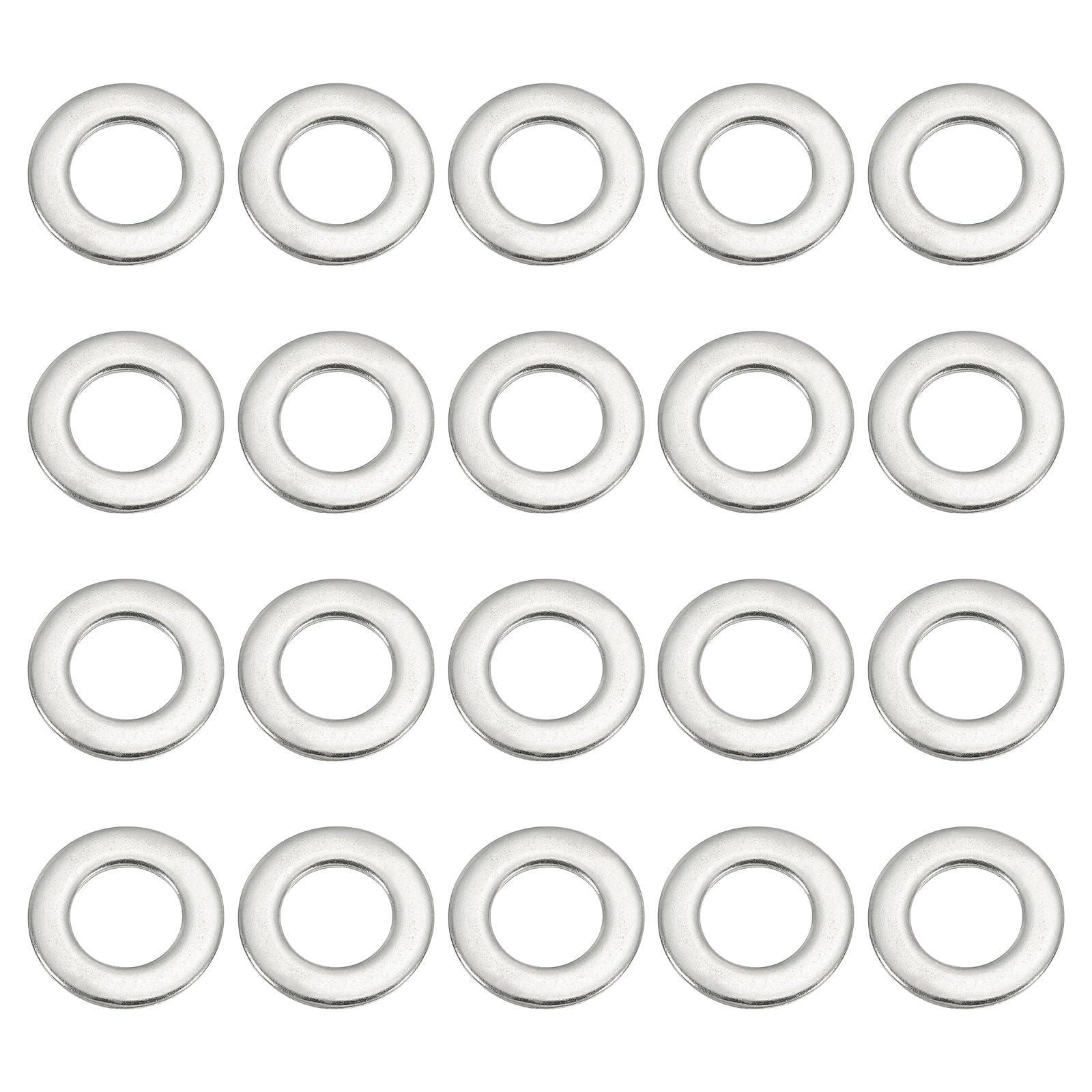 PATIKIL Flat Washers, 20 Pack 316 Stainless Steel 3/4" ID x 1 1/3" OD x 0.12" Thickness Washer Flat Plain Washer for Screws Bolts Assortment