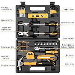 DEKOPRO 65 Pieces Tool Set General Household Hand