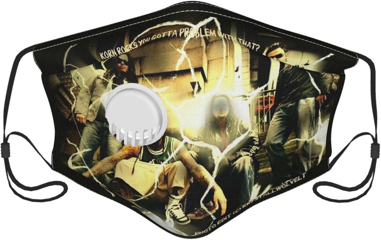 Korn Ventilation Washable Masks for Women UnisexAdult with Breathing