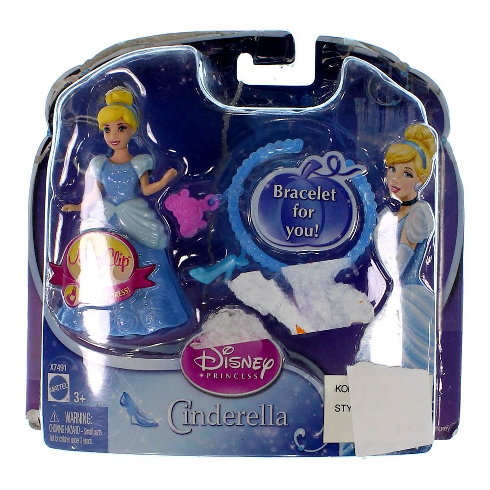 Disney X7491 Cinderella Magiclip and Charm Bracelet Princess Set
