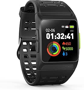 Leotec Smartwatch Unisex Adultos de Digital con Correa en Caucho ...