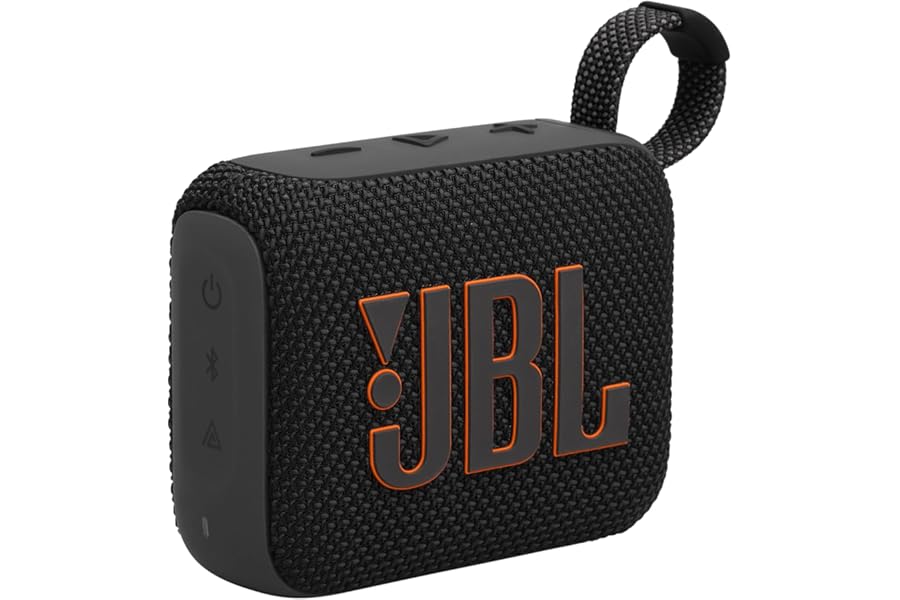 JBL Go 4 - Ultra-Portable, Waterproof and Dustproof Bluetooth Speaker, Big Pro Sound with Punchy bass, 7-Hour Built-in Batter