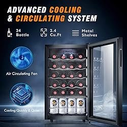 STAIGIS Wine Cooler and Beverage Refrigerator, 20