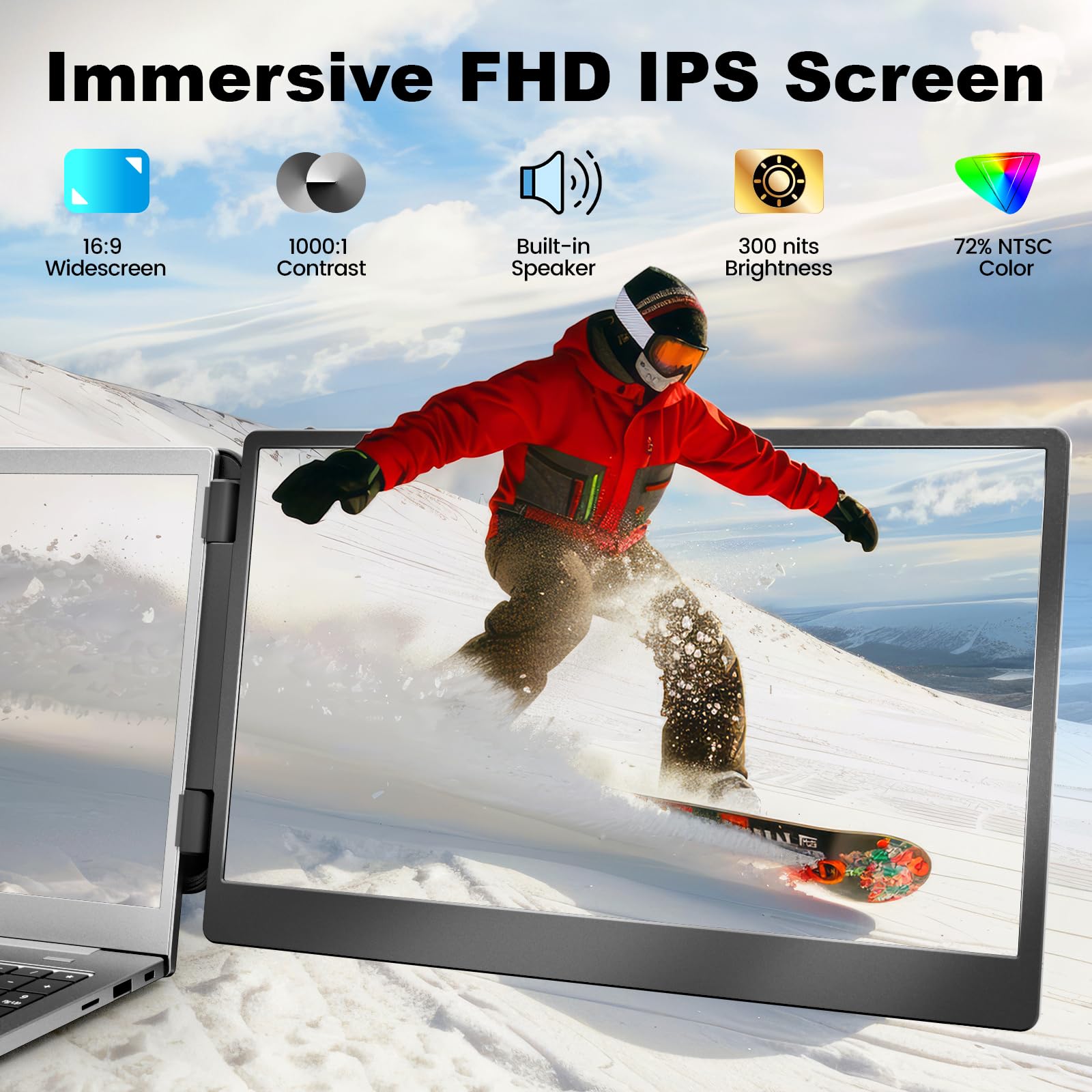 KEFEYA Laptop Screen Extender, 14.2